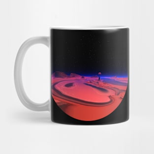 Planetary Art - The Red Seas of Planet Tulku Mug